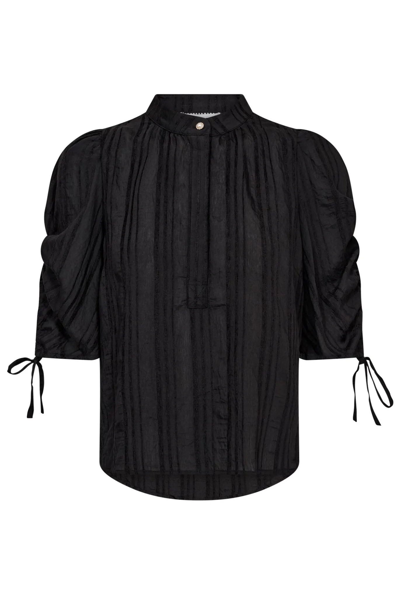 KesiCC SS Puff Blouse 96Black 35956