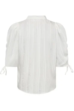 KesiCC SS Puff Blouse 4000White 35956