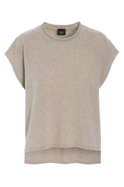 Kumo cashmere ærmeløs bluse Vanilla 26110805665