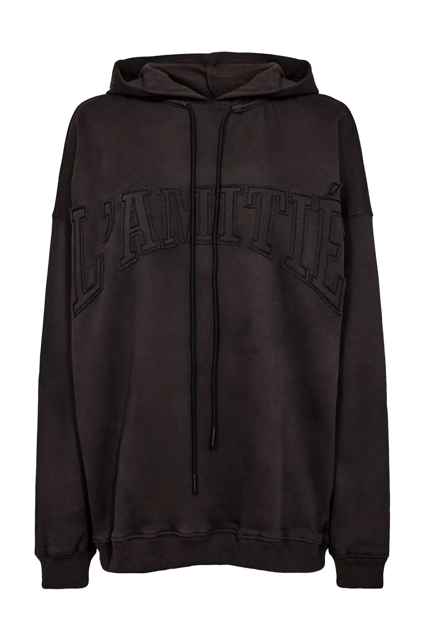 L'AMITIÉ Application Hoodie DARK GREY HL10372