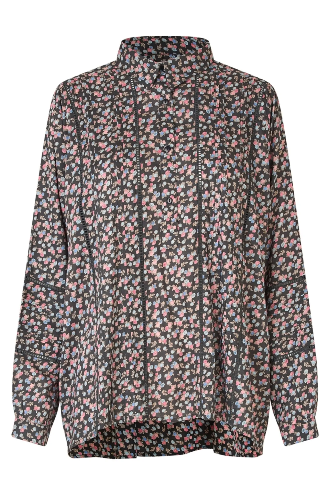 LariLL Shirt LS 18 Washed Black 254411028
