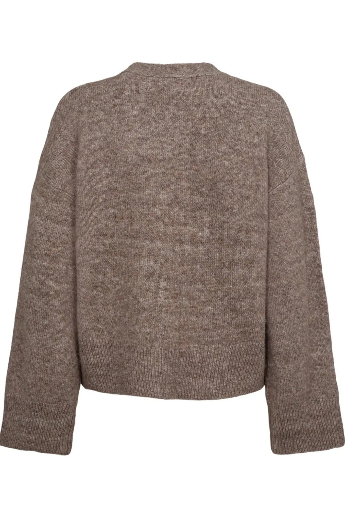 LEVASW CARDIGAN 7071 Brown melange SNOS420