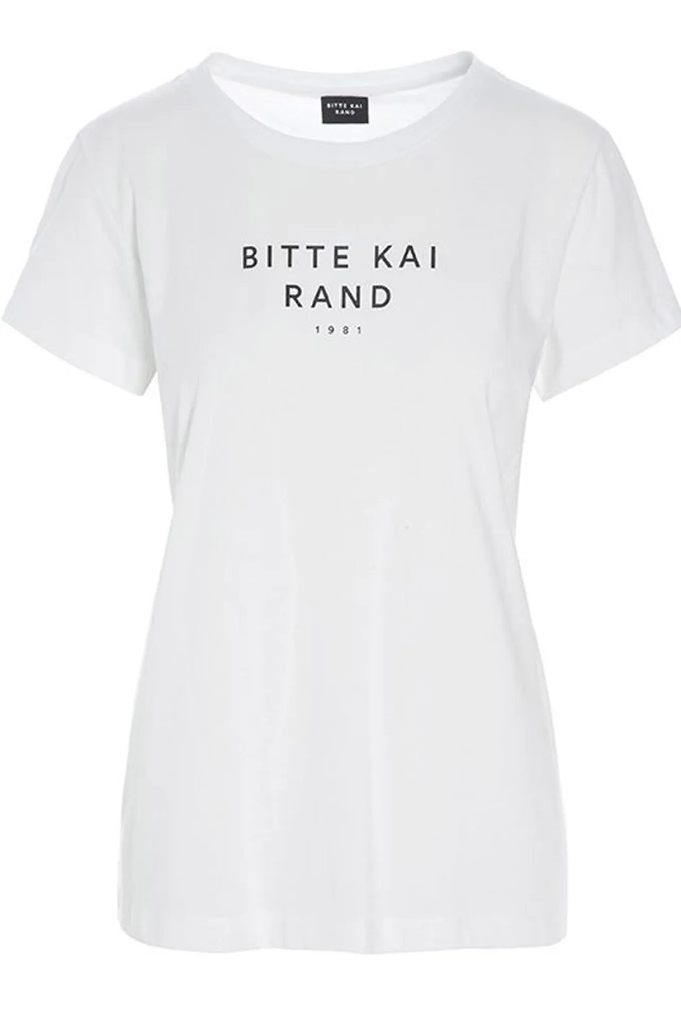 Logo pima cotton tshirt WHITE LOGO 940412183
