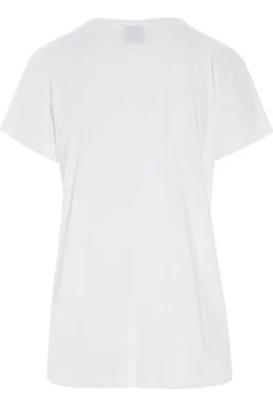Logo pima cotton tshirt WHITE LOGO 940412183
