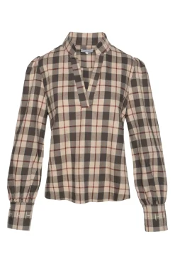 LORI Blouse 9600Red Check 2530190295