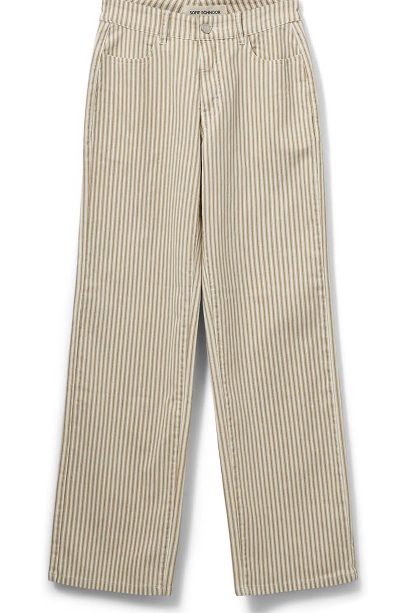 LUCCASW JEANS 7102 Camel striped SNOS665