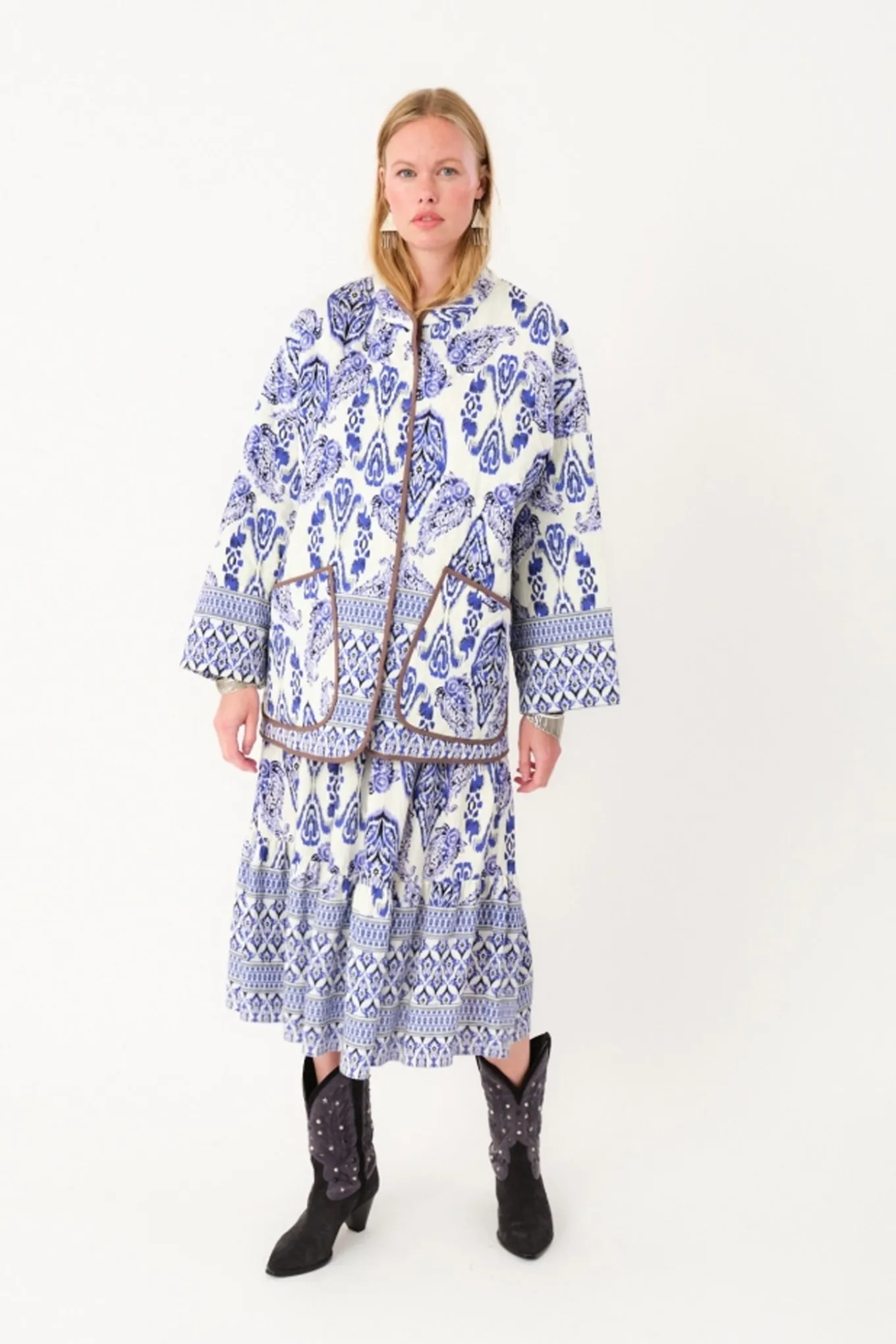 LuluLL Jacket LS 20 Blue 254636018