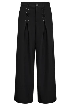 LunaCC Eyelet Wide Pant 96Black 31554