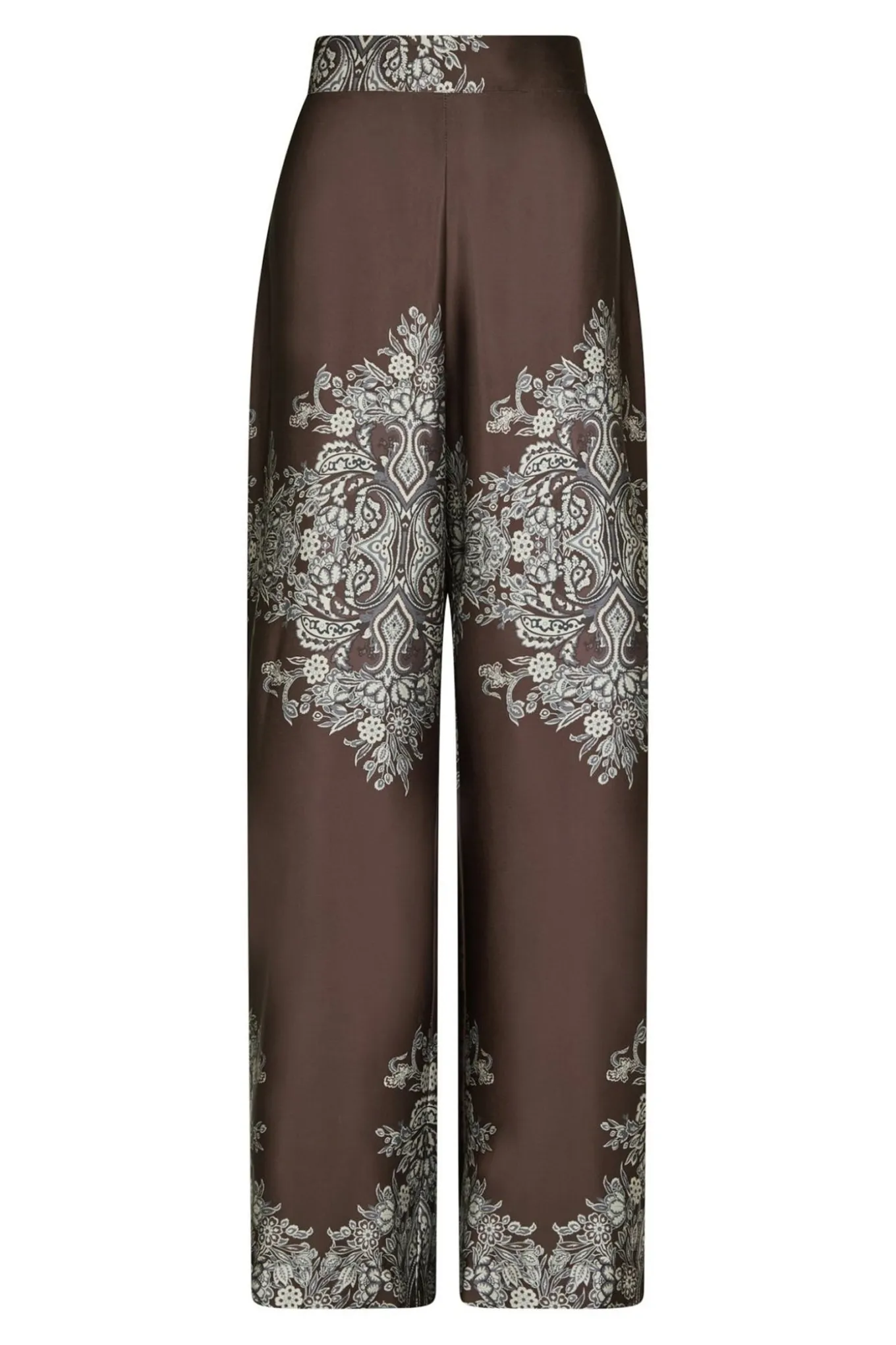 Lunet Paisley Border Dark brown 167274