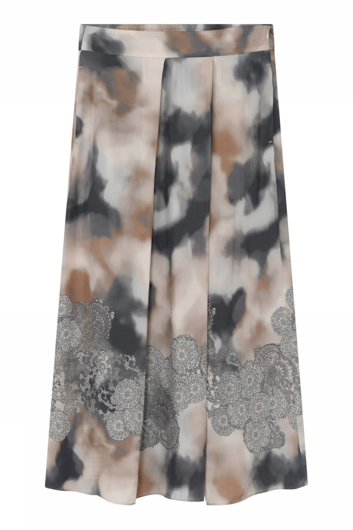Mabell, midi+ pleated skirt 82020Beige/Sand 60552/7355