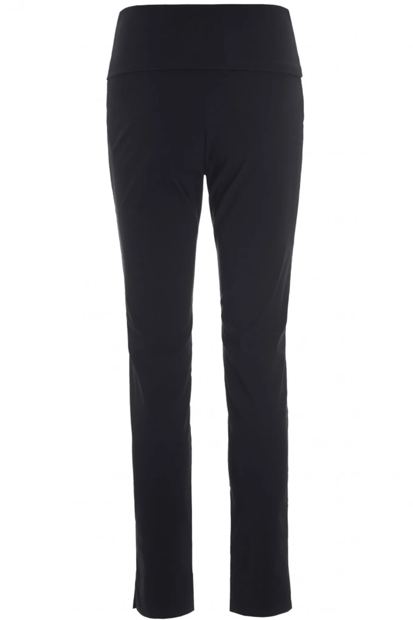 Magic stretch bukser med slids Længde B Black 902910119