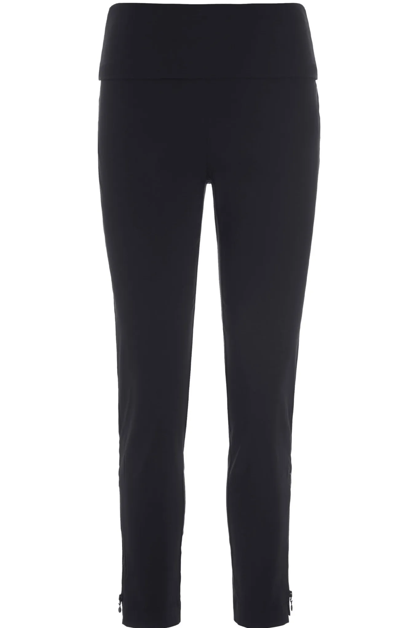 Magic stretch bukser m/ lynlås Black 902910116