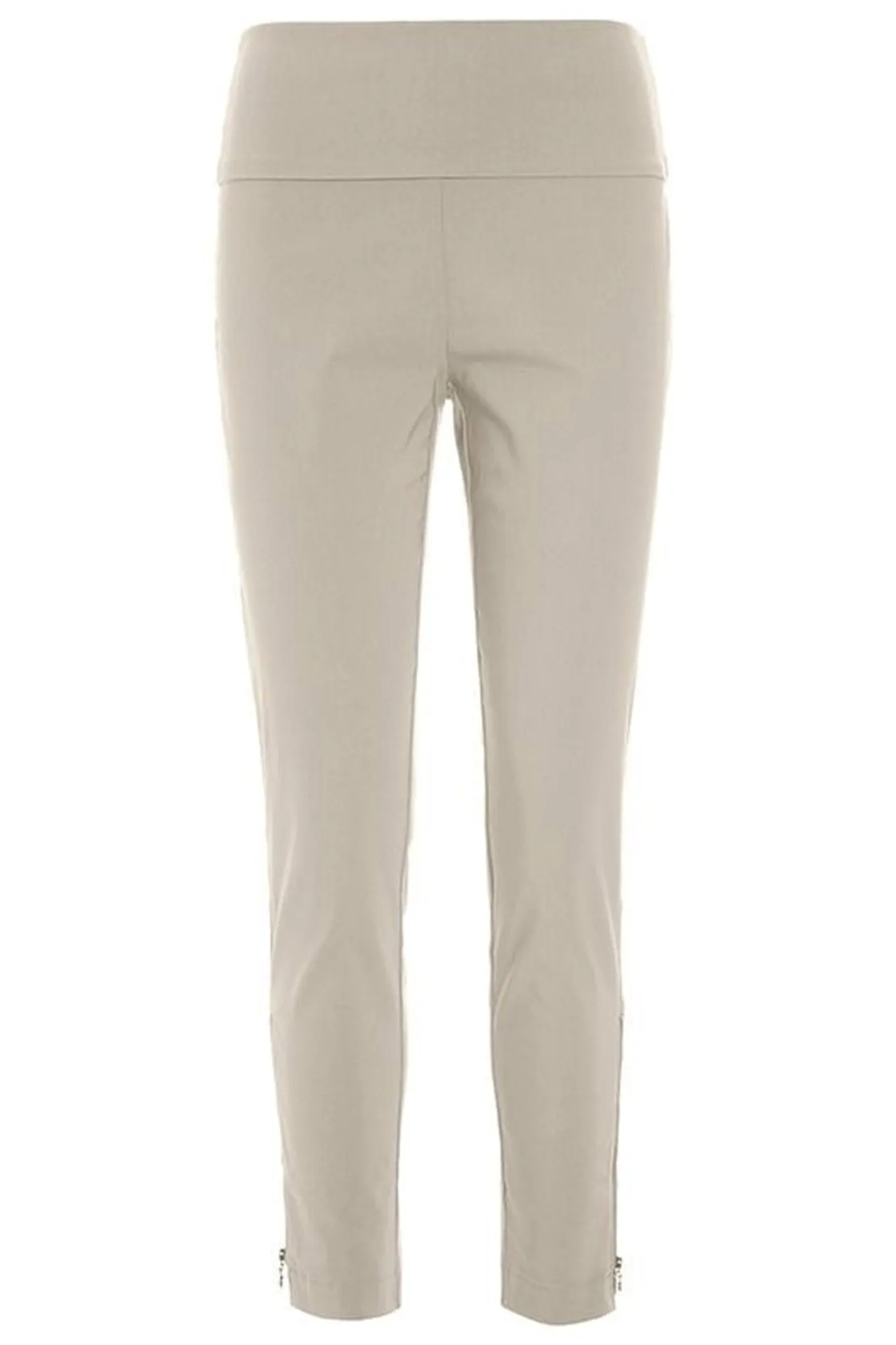 Magic stretch bukser m/ lynlås STONE 902910116