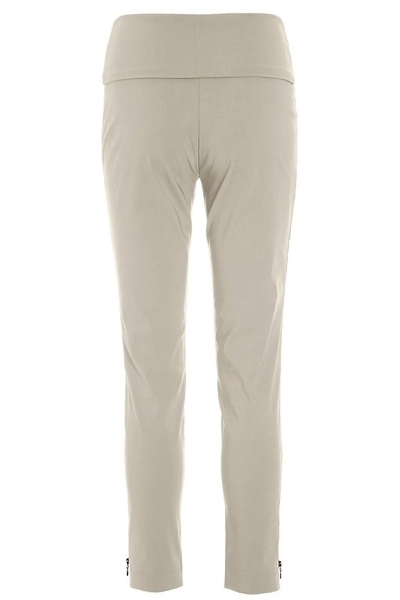 Magic stretch bukser m/ lynlås STONE 902910116