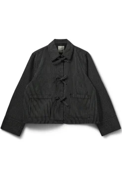 MARLOSW JACKET 1017 Black striped S253107