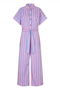 MathildeLL Jumpsuit SS 80 Stripe 261544002