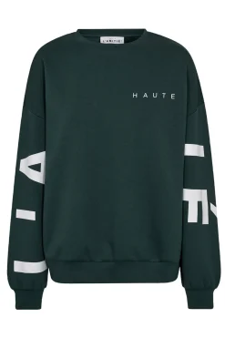 Maxi Split Logo Sweat Sporty Green HL10413
