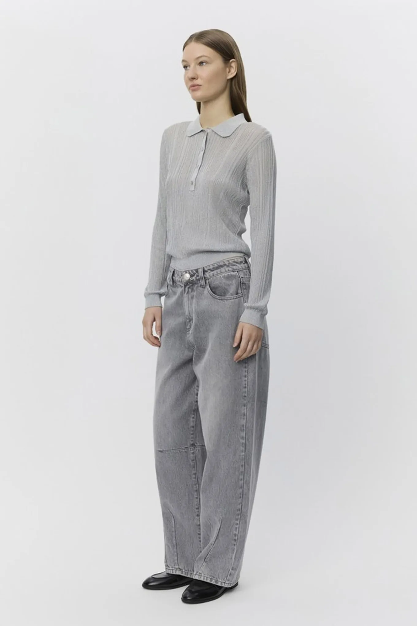 MINDYSW KNIT 8037 Silver S253455