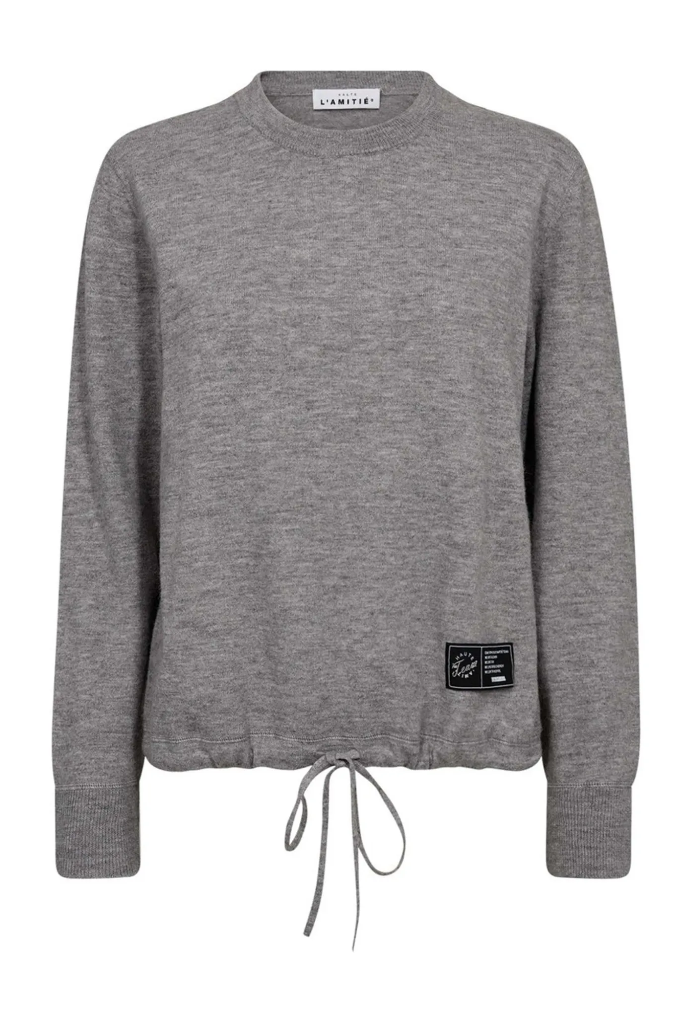 Mine Sweat Knit Grey Melangé HL10166
