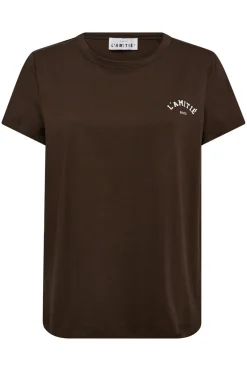 Mini Curve Logo Tee Mocca HL10097