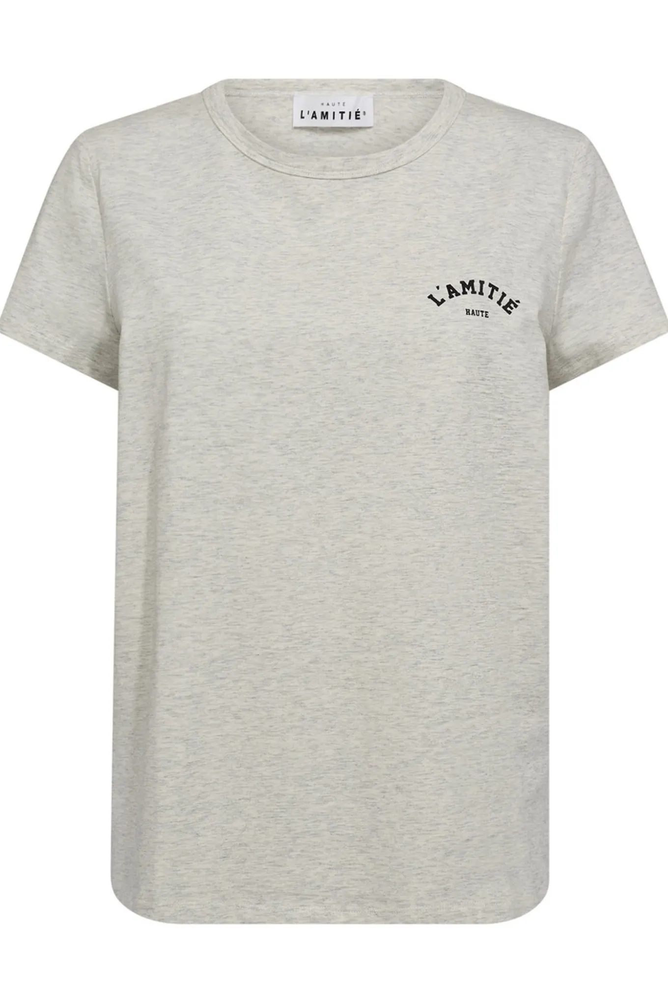 Mini Curve Logo Tee Pearl Melange HL10097