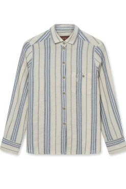 MMHGrow Jacquard Shirt Cerulean 800276