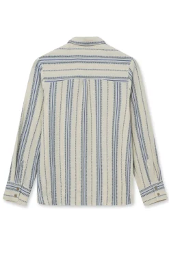 MMHGrow Jacquard Shirt Cerulean 800276