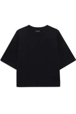 MYERS CROPPED TEE Faded black A0811442