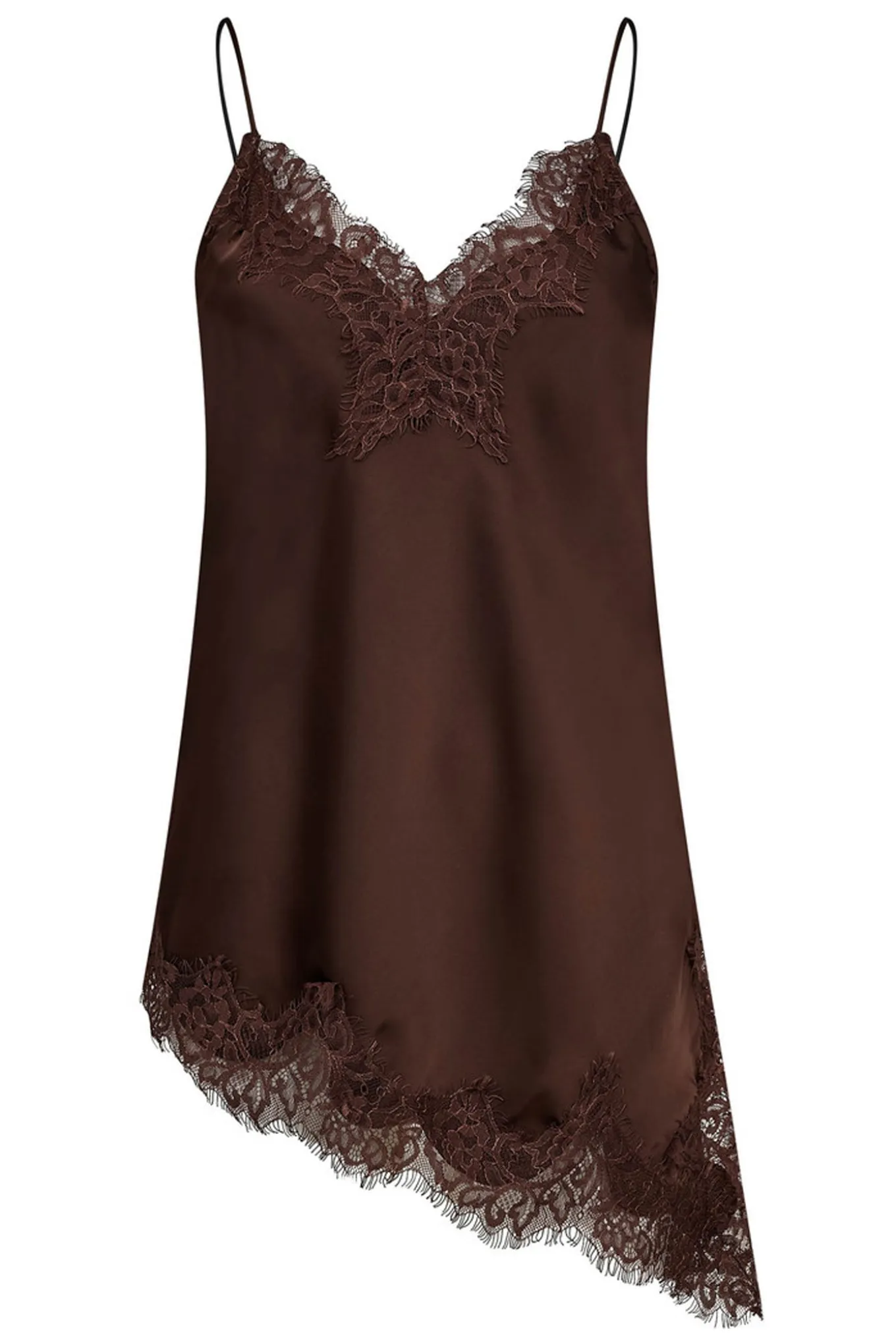Naomi Asym Lingerie Top Mocca HL10545
