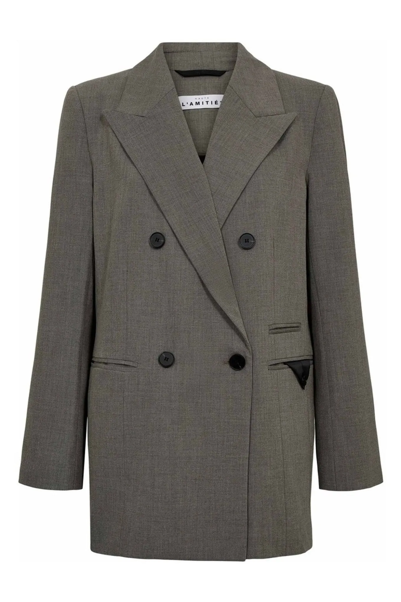 Nicole Low Triangle Blazer Beige Melangé HL10368