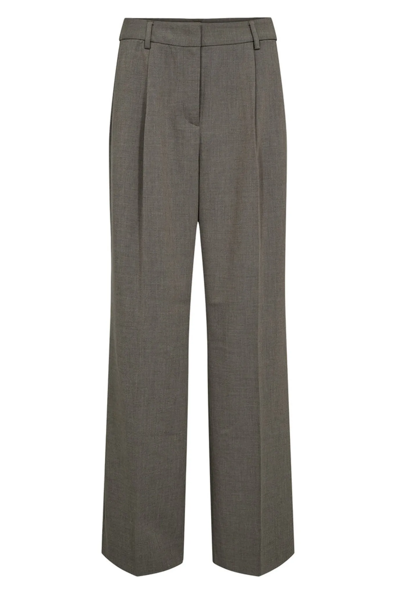 Nicole Pleat Pant Beige Melangé HL10369