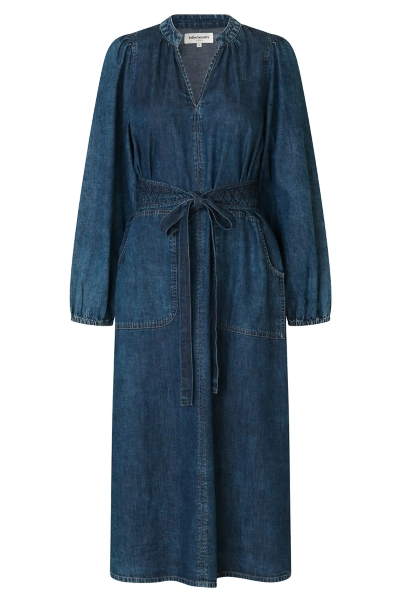 ParisLL Midi Dress LS 20 Blue 254213027