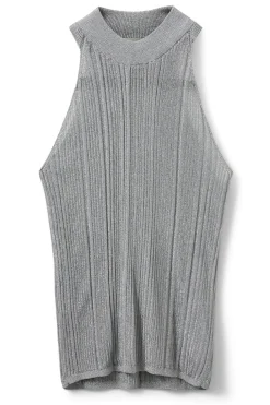 PERLASW KNIT TOP 8037 Silver S253456