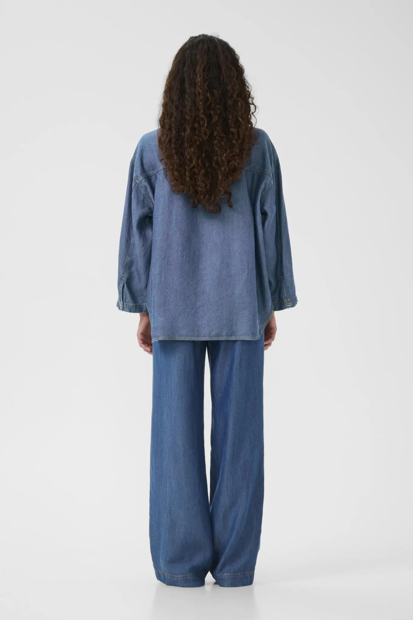 PhilipaIW Shirt Medium Blue 301979 30109177