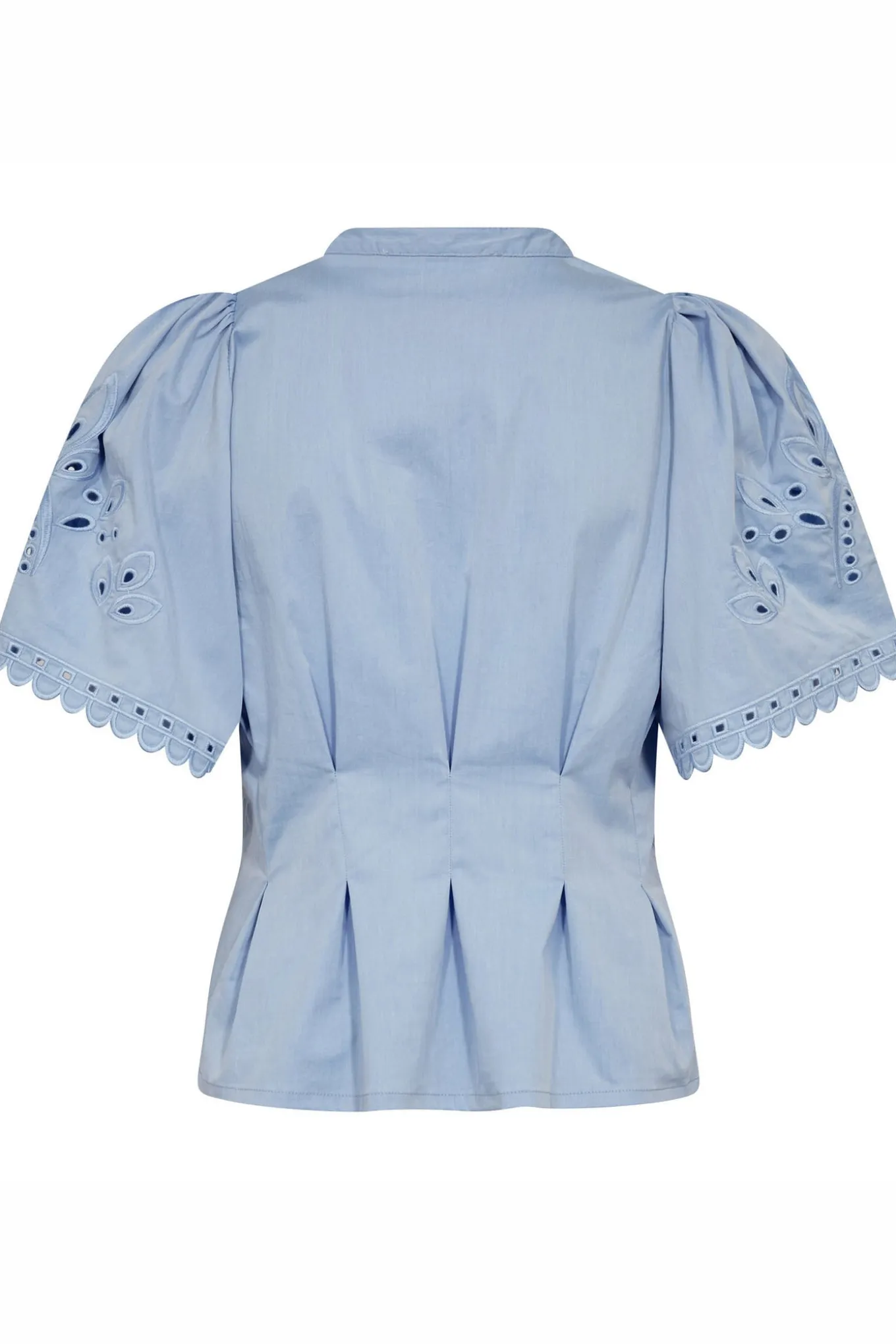 PoppyCC Emb SS VShirt 23Pale Blue 45075