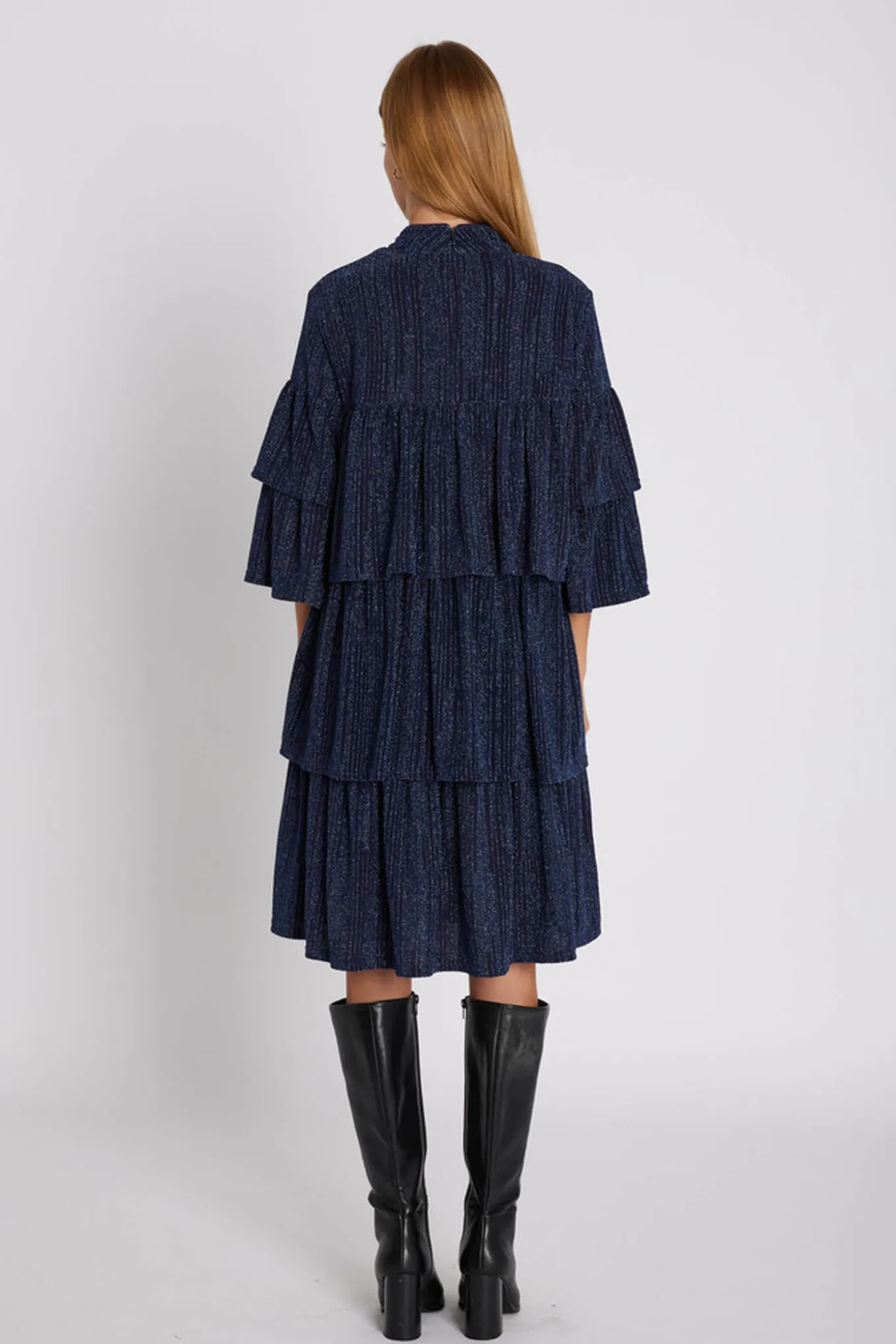 7418RDFBella dress 207 Dark blue RDF638