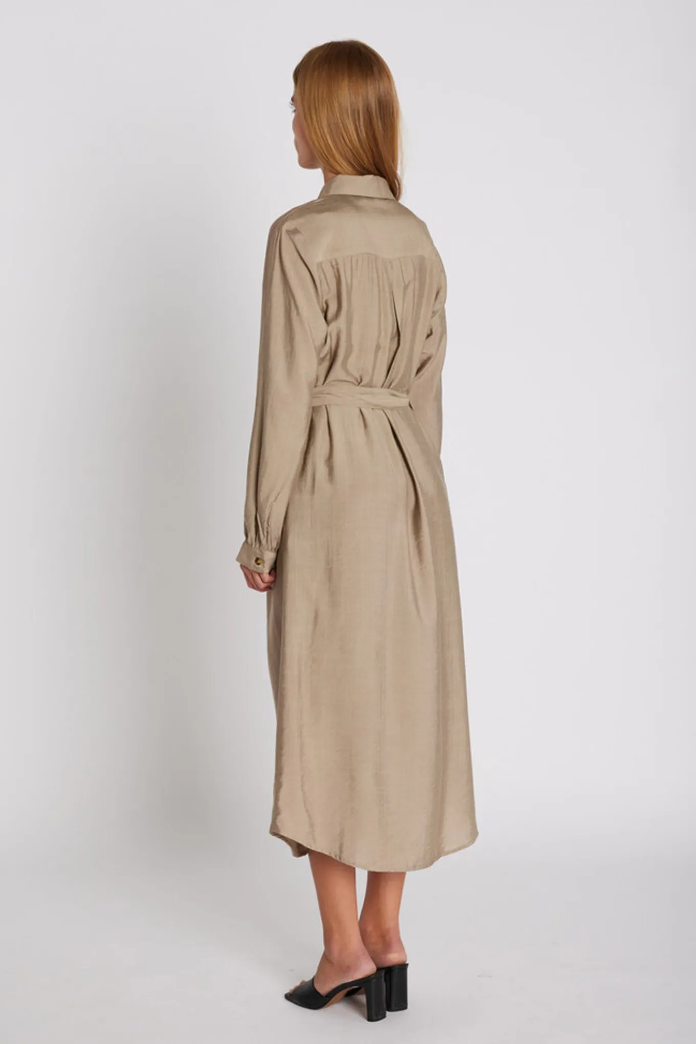 7639RDFDaria dress 154 Sandstone RDF593