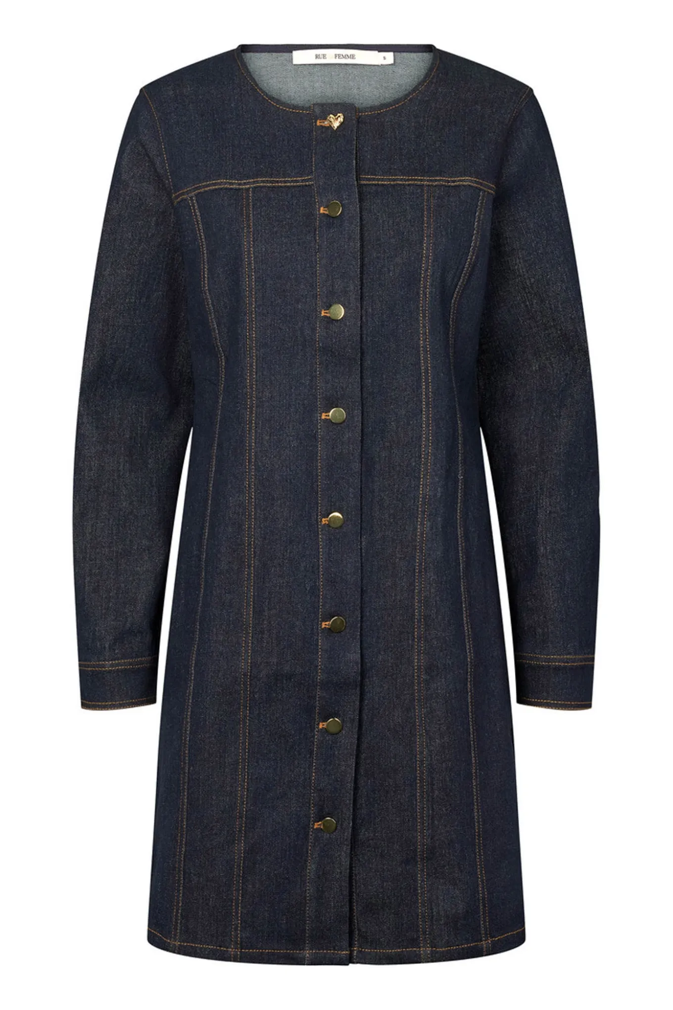 7659RDFKya dress 200 Blue denim RDF611