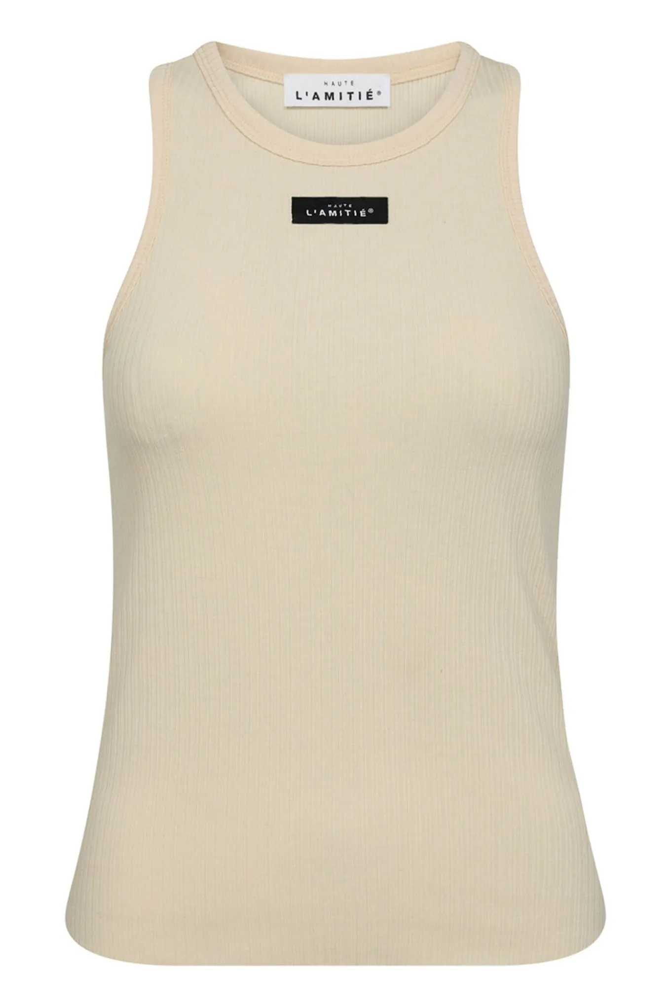 Rib Badge Tank almond HL10011