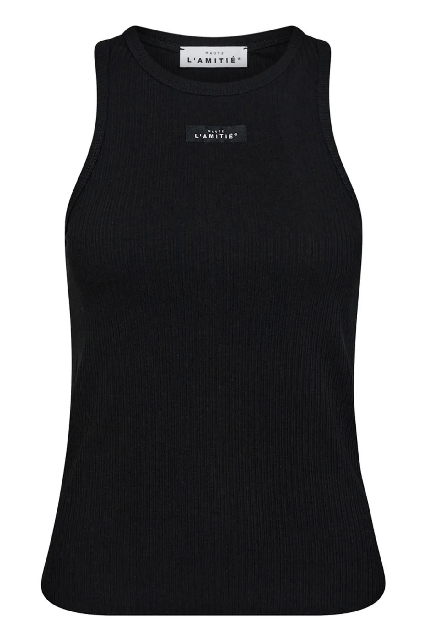 Rib Badge Tank Black HL10011