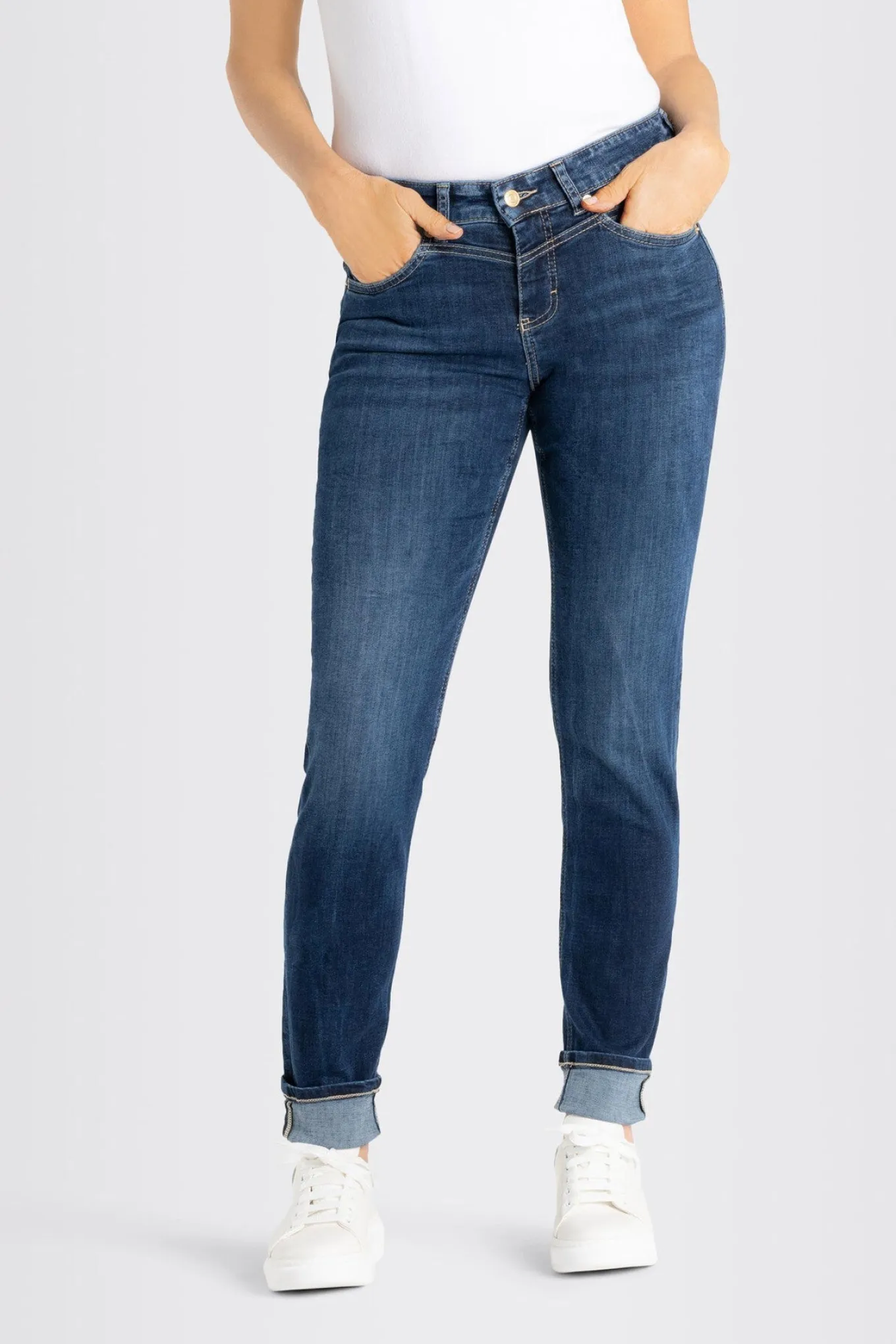 RICH SLIM D671dark blue net wash 5748/90 0389L