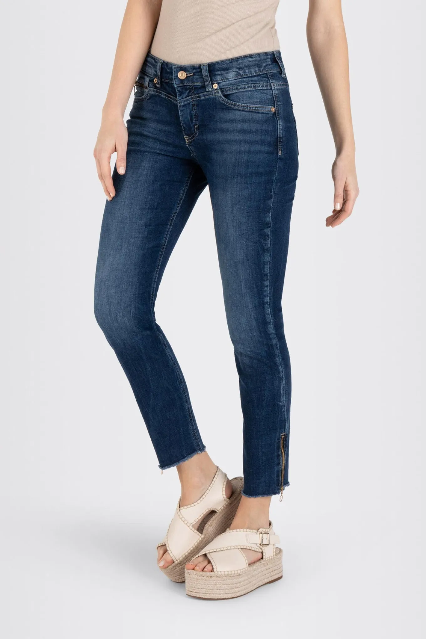 RICH SLIM D671dark blue net wash 5755/90 0389L
