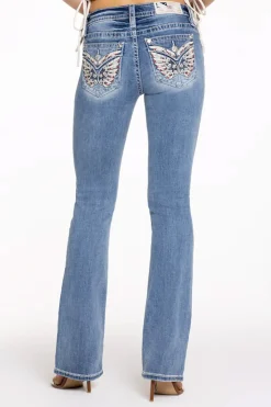 Rise Boot Denim light blue M5082B