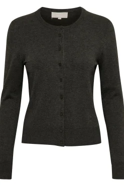 Rita Cardigan Dark grey melange 30100784