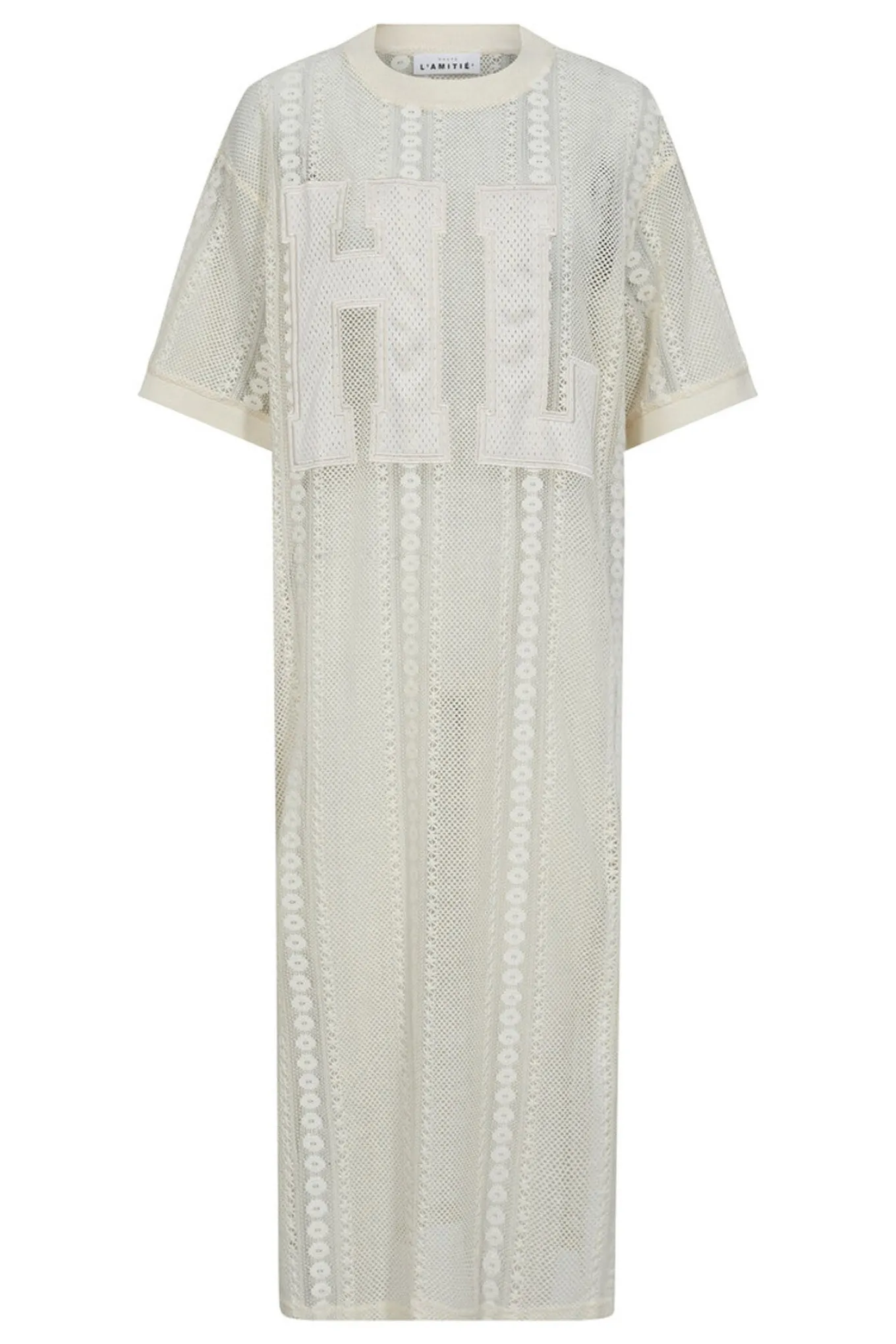 Rough Lace Team Dress OffWhite HL10026