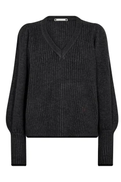 RowCC Puff Rib VKnit 140Dark Grey 32227