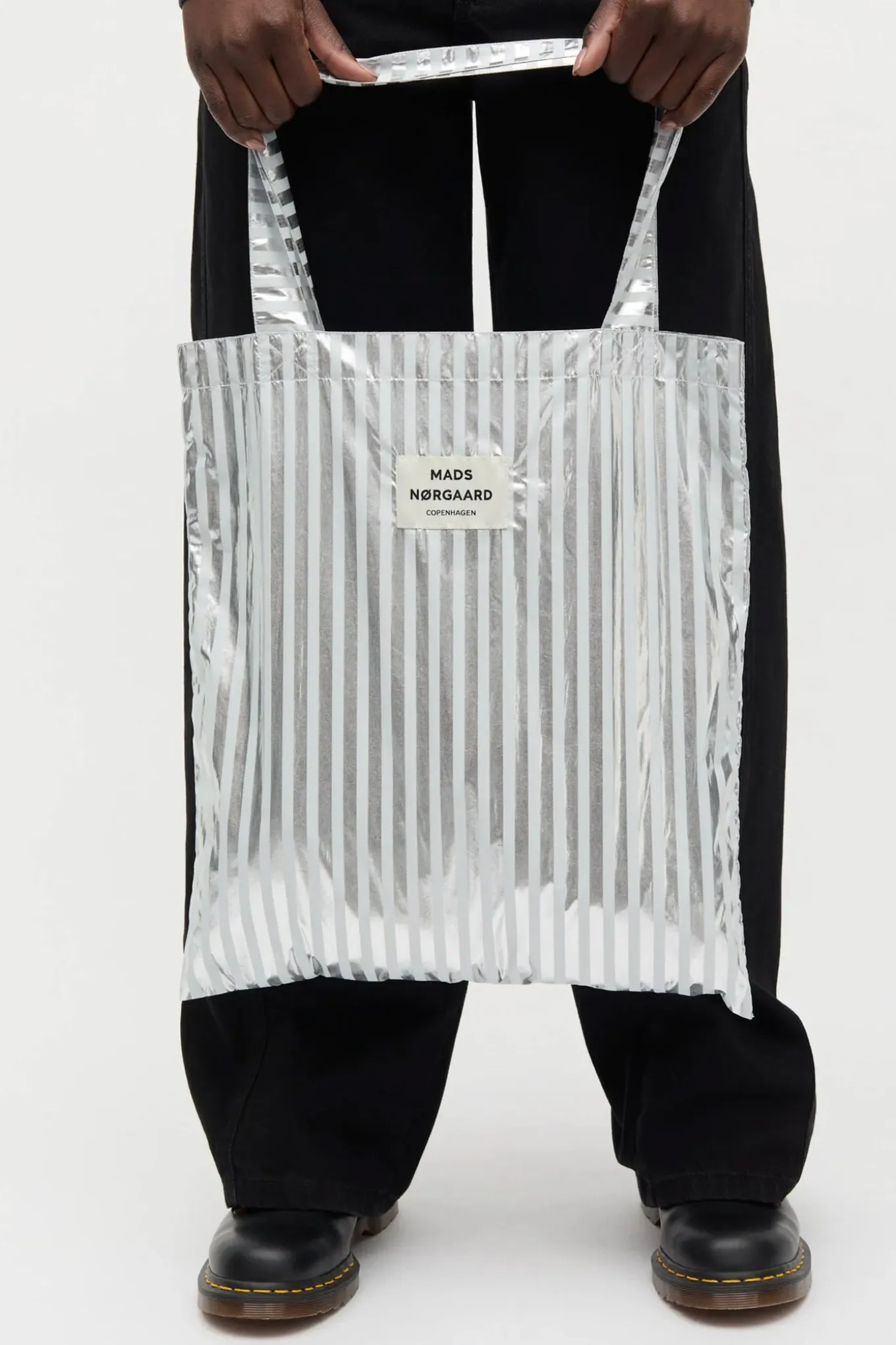 Sacky Metallic Atoma Bag Silver 205015