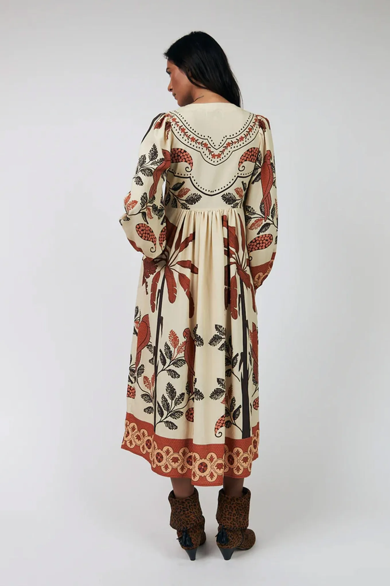 Saraill Dress 3/4 Creme 261023000