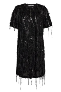 SillaCC Sequin Dress 96Black 36576