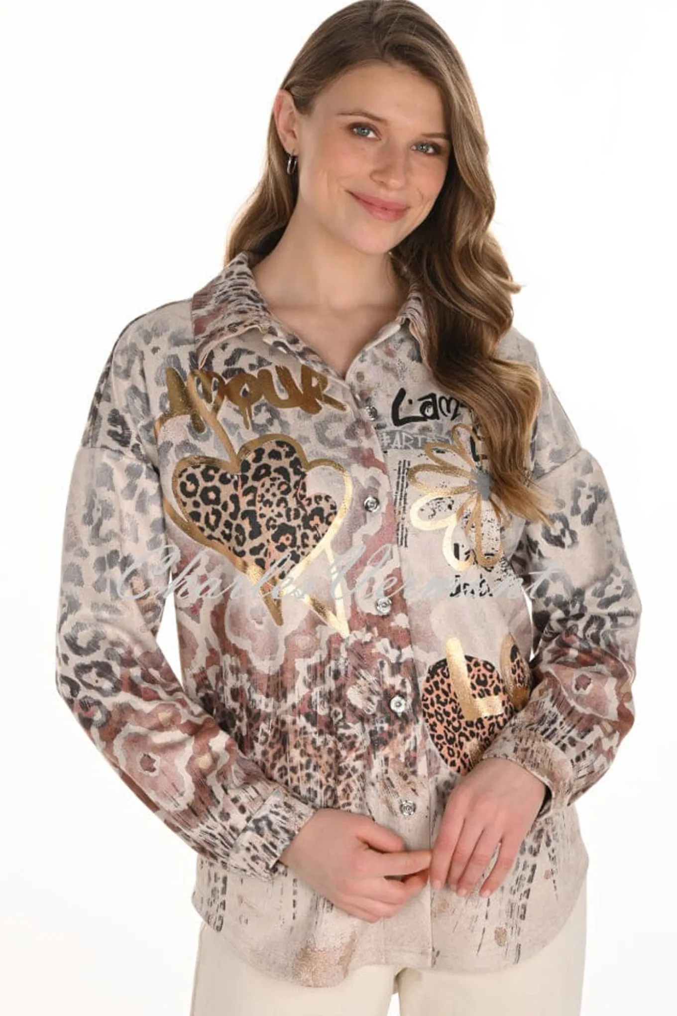 254934 SKJORTER Beige 254934